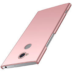 Hard Rigid Plastic Matte Finish Case Back Cover M01 for Sony Xperia XA2 Plus Rose Gold