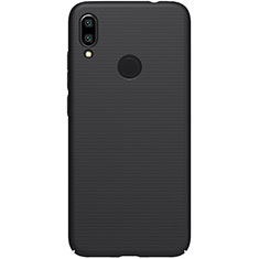 Hard Rigid Plastic Matte Finish Case Back Cover M01 for Xiaomi Redmi 7 Black