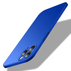 Hard Rigid Plastic Matte Finish Case Back Cover M02 for Apple iPhone 16 Pro Blue