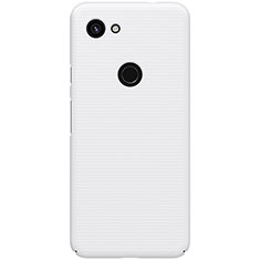 Hard Rigid Plastic Matte Finish Case Back Cover M02 for Google Pixel 3a White