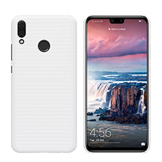 Hard Rigid Plastic Matte Finish Case Back Cover M02 for Huawei Enjoy 9 Plus White