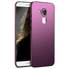 Hard Rigid Plastic Matte Finish Case Back Cover M02 for Huawei G9 Plus Purple