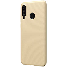 Hard Rigid Plastic Matte Finish Case Back Cover M02 for Huawei P30 Lite XL Gold