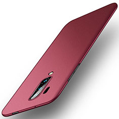 Hard Rigid Plastic Matte Finish Case Back Cover M02 for OnePlus 7T Pro 5G Red