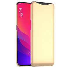 Hard Rigid Plastic Matte Finish Case Back Cover M02 for Oppo Find X Gold