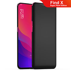 Hard Rigid Plastic Matte Finish Case Back Cover M02 for Oppo Find X Super Flash Edition Black