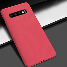 Hard Rigid Plastic Matte Finish Case Back Cover M02 for Samsung Galaxy S10 5G Red