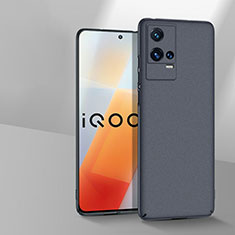 Hard Rigid Plastic Matte Finish Case Back Cover M02 for Vivo iQOO 8 5G Gray