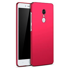 Hard Rigid Plastic Matte Finish Case Back Cover M02 for Xiaomi Redmi Note 4X High Edition Red