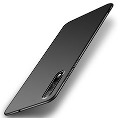 Hard Rigid Plastic Matte Finish Case Back Cover M03 for Huawei Y9 Prime (2019) Black