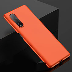 Hard Rigid Plastic Matte Finish Case Back Cover M03 for Oppo Find X2 Orange