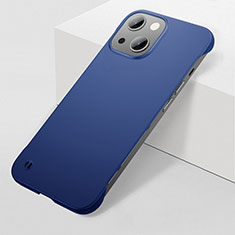 Hard Rigid Plastic Matte Finish Case Back Cover M04 for Apple iPhone 15 Plus Blue