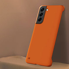 Hard Rigid Plastic Matte Finish Case Back Cover M04 for Samsung Galaxy S21 FE 5G Orange