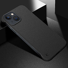 Hard Rigid Plastic Matte Finish Case Back Cover M05 for Apple iPhone 13 Mini Black