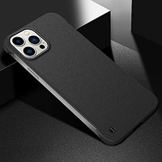 Hard Rigid Plastic Matte Finish Case Back Cover M05 for Apple iPhone 13 Pro Black