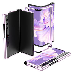 Hard Rigid Plastic Matte Finish Case Back Cover P01 for Huawei Mate Xs 2 Purple