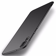 Hard Rigid Plastic Matte Finish Case Back Cover P01 for Huawei P20 Pro Black