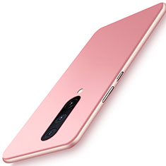 Hard Rigid Plastic Matte Finish Case Back Cover P01 for OnePlus 8 Rose Gold