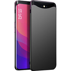 Hard Rigid Plastic Matte Finish Case Back Cover P01 for Oppo Find X Black