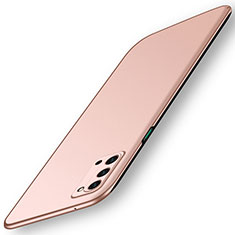 Hard Rigid Plastic Matte Finish Case Back Cover P01 for Oppo Reno4 Pro 5G Rose Gold