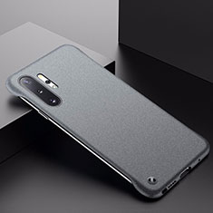 Hard Rigid Plastic Matte Finish Case Back Cover P01 for Samsung Galaxy Note 10 Plus Gray