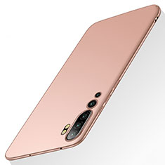 Hard Rigid Plastic Matte Finish Case Back Cover P01 for Xiaomi Mi Note 10 Pro Rose Gold