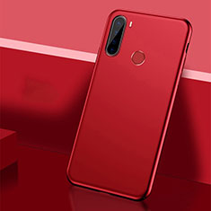 Hard Rigid Plastic Matte Finish Case Back Cover P01 for Xiaomi Redmi Note 8T Red