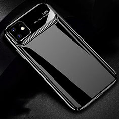 Hard Rigid Plastic Matte Finish Case Back Cover P02 for Apple iPhone 11 Black