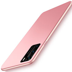 Hard Rigid Plastic Matte Finish Case Back Cover P02 for Huawei P40 Rose Gold