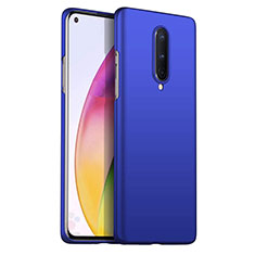 Hard Rigid Plastic Matte Finish Case Back Cover P02 for OnePlus 8 Blue