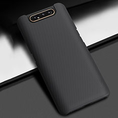 Hard Rigid Plastic Matte Finish Case Back Cover P02 for Samsung Galaxy A90 4G Black