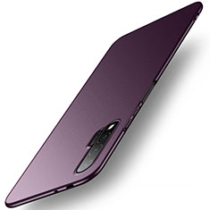 Hard Rigid Plastic Matte Finish Case Back Cover P03 for Huawei Nova 6 Purple