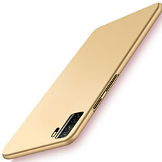 Hard Rigid Plastic Matte Finish Case Back Cover P03 for Huawei P40 Lite 5G Gold