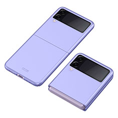 Hard Rigid Plastic Matte Finish Case Back Cover P06 for Samsung Galaxy Z Flip3 5G Clove Purple