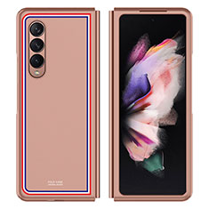 Hard Rigid Plastic Matte Finish Case Back Cover P06 for Samsung Galaxy Z Fold3 5G Rose Gold