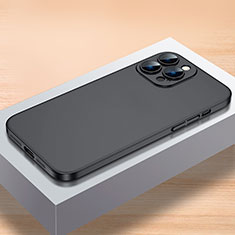 Hard Rigid Plastic Matte Finish Case Back Cover QC1 for Apple iPhone 15 Pro Black