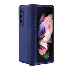 Hard Rigid Plastic Matte Finish Case Back Cover R01 for Samsung Galaxy Z Fold3 5G Blue