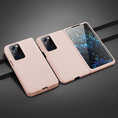 Hard Rigid Plastic Matte Finish Case Back Cover R02 for Oppo Find N 5G Pink