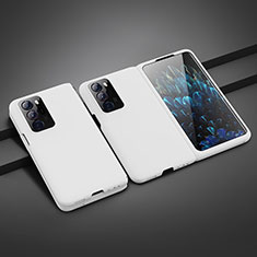 Hard Rigid Plastic Matte Finish Case Back Cover R02 for Oppo Find N 5G White