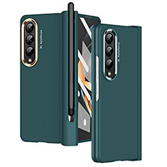 Hard Rigid Plastic Matte Finish Case Back Cover R07 for Samsung Galaxy Z Fold4 5G Green