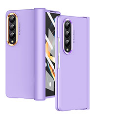 Hard Rigid Plastic Matte Finish Case Back Cover R08 for Samsung Galaxy Z Fold3 5G Purple