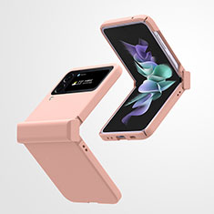 Hard Rigid Plastic Matte Finish Case Back Cover T02 for Samsung Galaxy Z Flip4 5G Pink