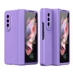 Hard Rigid Plastic Matte Finish Case Back Cover T02 for Samsung Galaxy Z Fold4 5G Purple