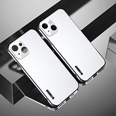 Hard Rigid Plastic Matte Finish Case Back Cover TB4 for Apple iPhone 14 Silver