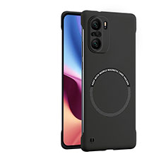 Hard Rigid Plastic Matte Finish Case Back Cover with Mag-Safe Magnetic for Xiaomi Redmi K40 Pro+ Plus 5G Black