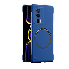 Hard Rigid Plastic Matte Finish Case Back Cover with Mag-Safe Magnetic for Xiaomi Redmi K60 5G Blue