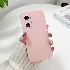 Hard Rigid Plastic Matte Finish Case Back Cover YK1 for Oppo A1 5G Pink