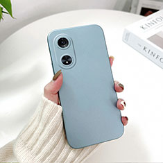 Hard Rigid Plastic Matte Finish Case Back Cover YK1 for Oppo A1 5G Sky Blue