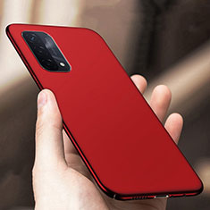 Hard Rigid Plastic Matte Finish Case Back Cover YK1 for Oppo A54 5G Red