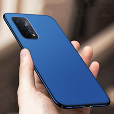 Hard Rigid Plastic Matte Finish Case Back Cover YK1 for Oppo A74 5G Blue